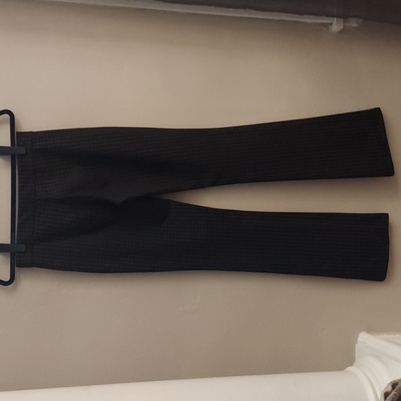 MAX STUDIO PullOn Black Checkered Boot Cut Pants - Picture 7 of 10